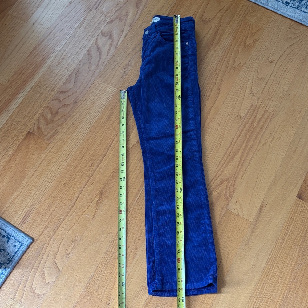 Pilcro Anthropologie royal blue corduroy pants size 26 - Picture 8 of 13